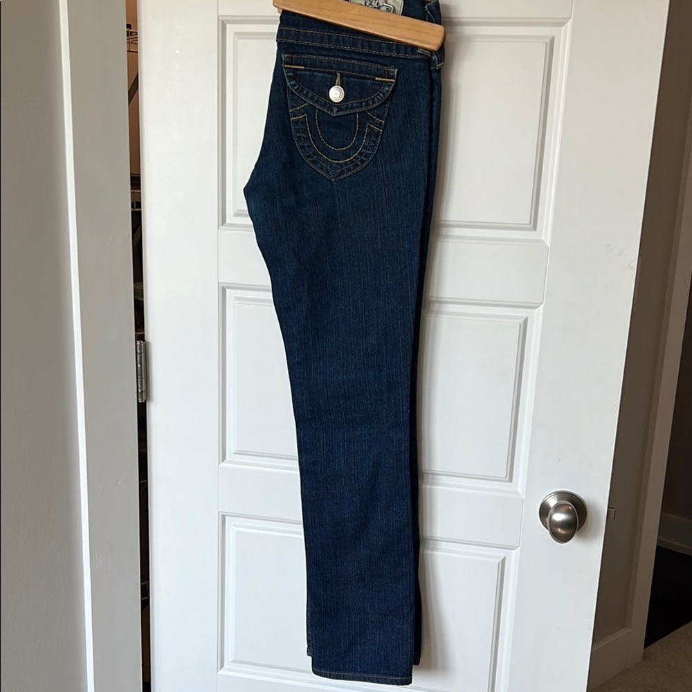 True Religion Blue Straight Leg Jeans